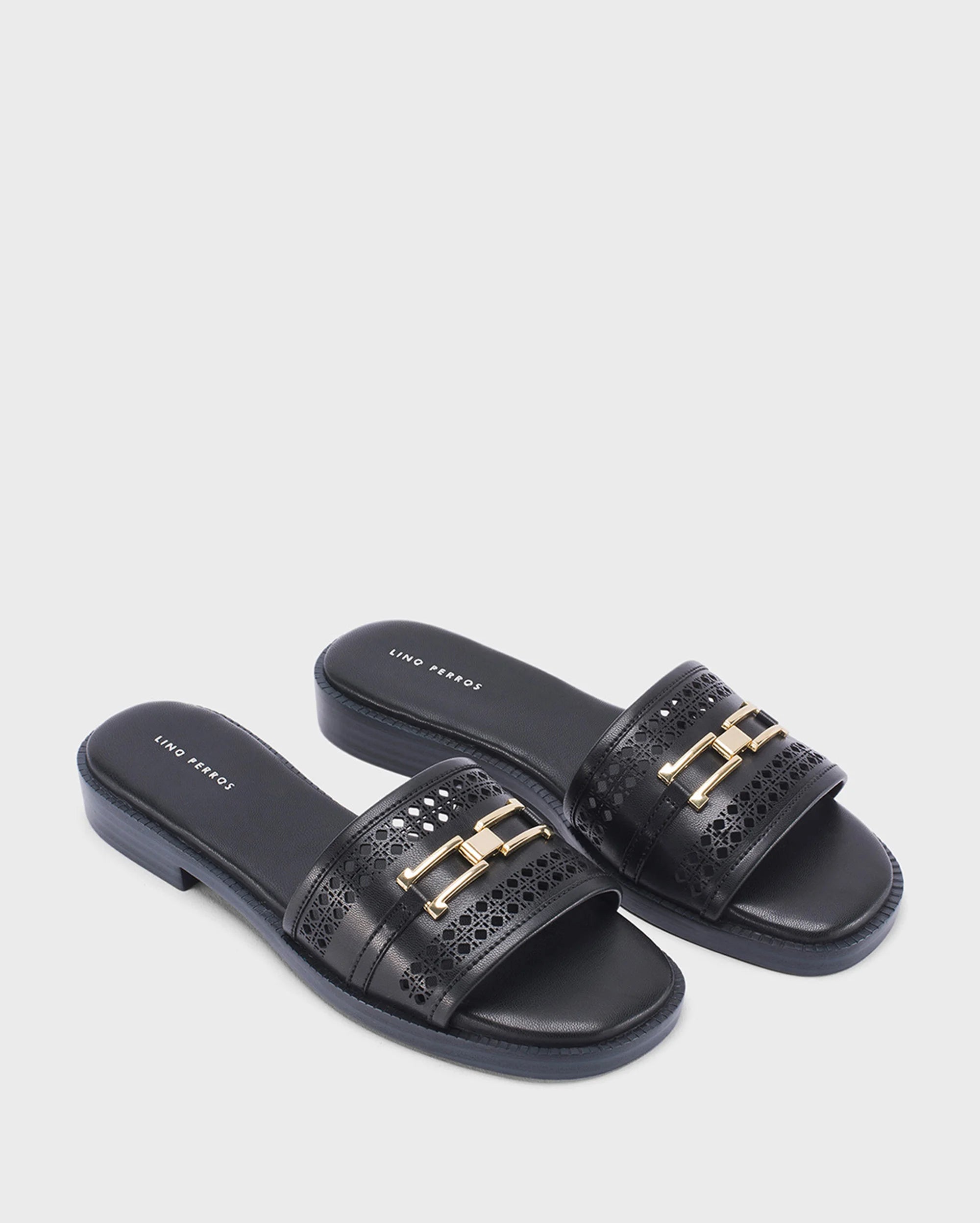 Gabbana Ammy Black Flats - Lino Perros