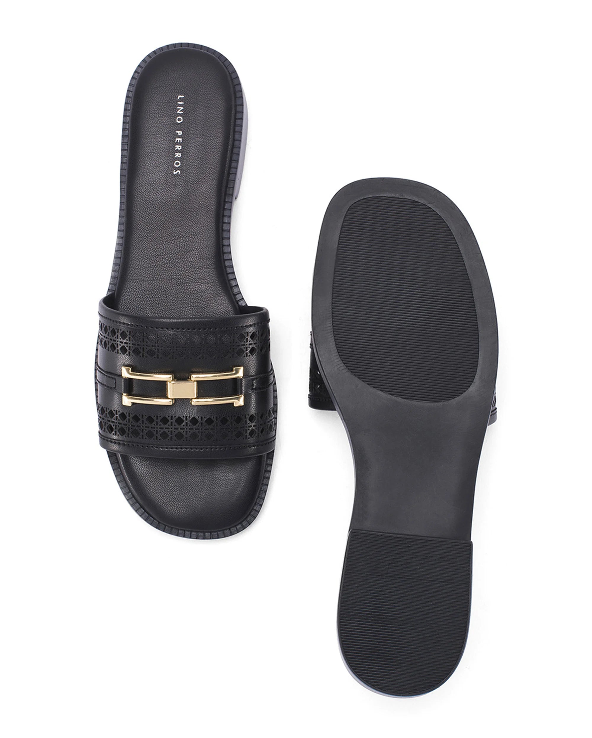 Gabbana Ammy Black Flats - Lino Perros