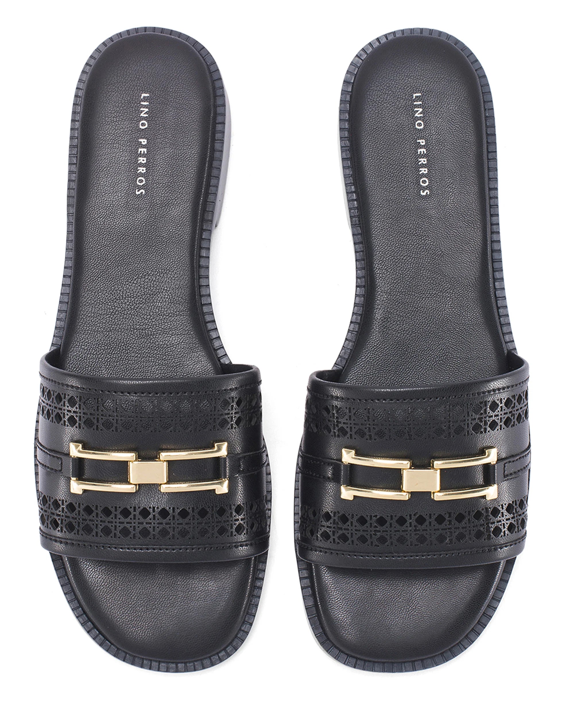 Gabbana Ammy Black Flats - Lino Perros