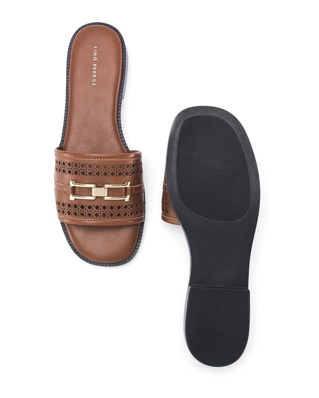 Gabbana Ammy Tan Flats - Lino Perros