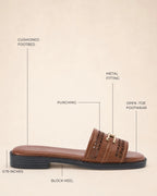 Gabbana Ammy Tan Flats - Lino Perros