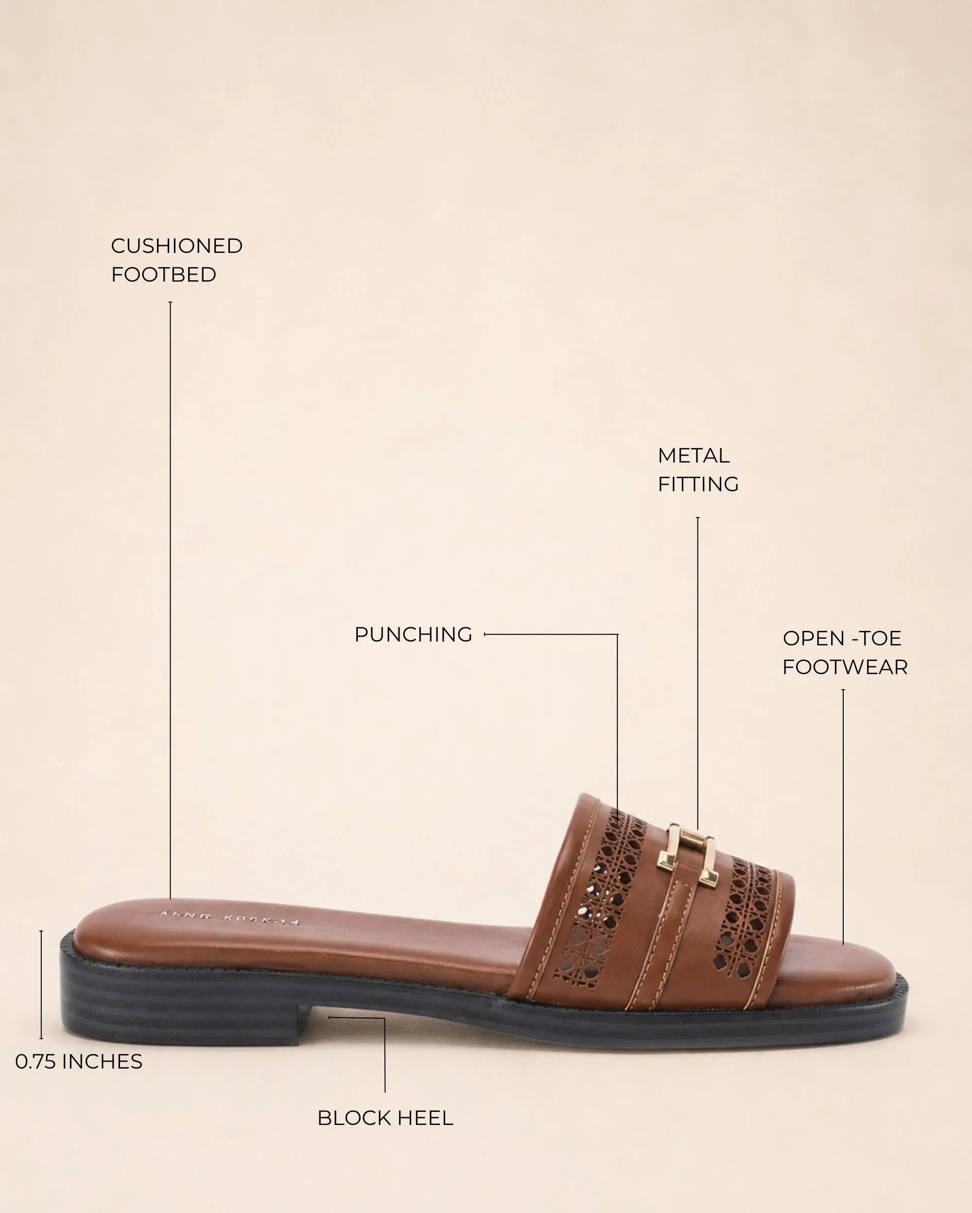 Gabbana Ammy Tan Flats - Lino Perros