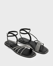 Victoria Ara Black Flats