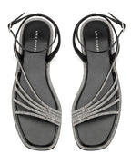 Victoria Ara Black Flats - Lino Perros