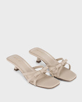 Hepburn Bow Off-White  Heels