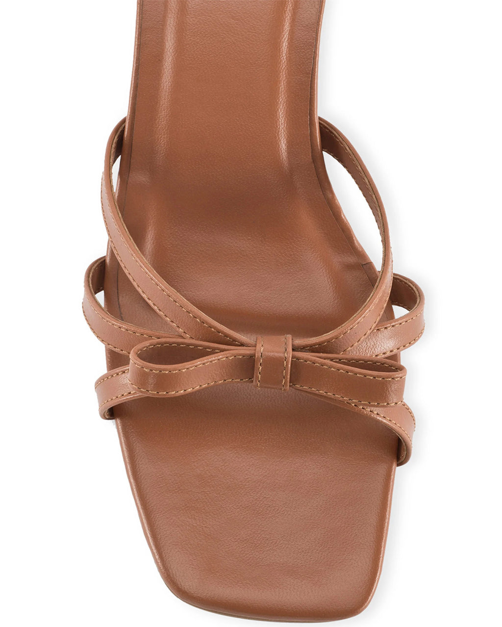 Hepburn Bow Tan Heels - Lino Perros