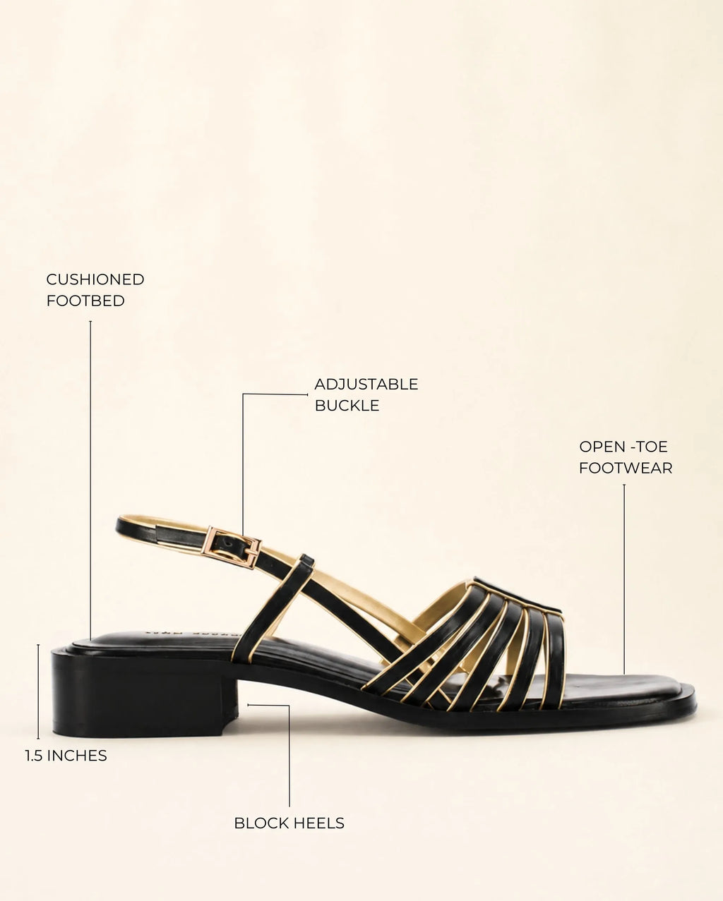 Gabbana Eva Black Heels - Lino Perros