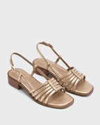 Gabbana Eva Gold Heels - Lino Perros