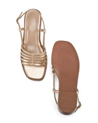Gabbana Eva Gold Heels - Lino Perros