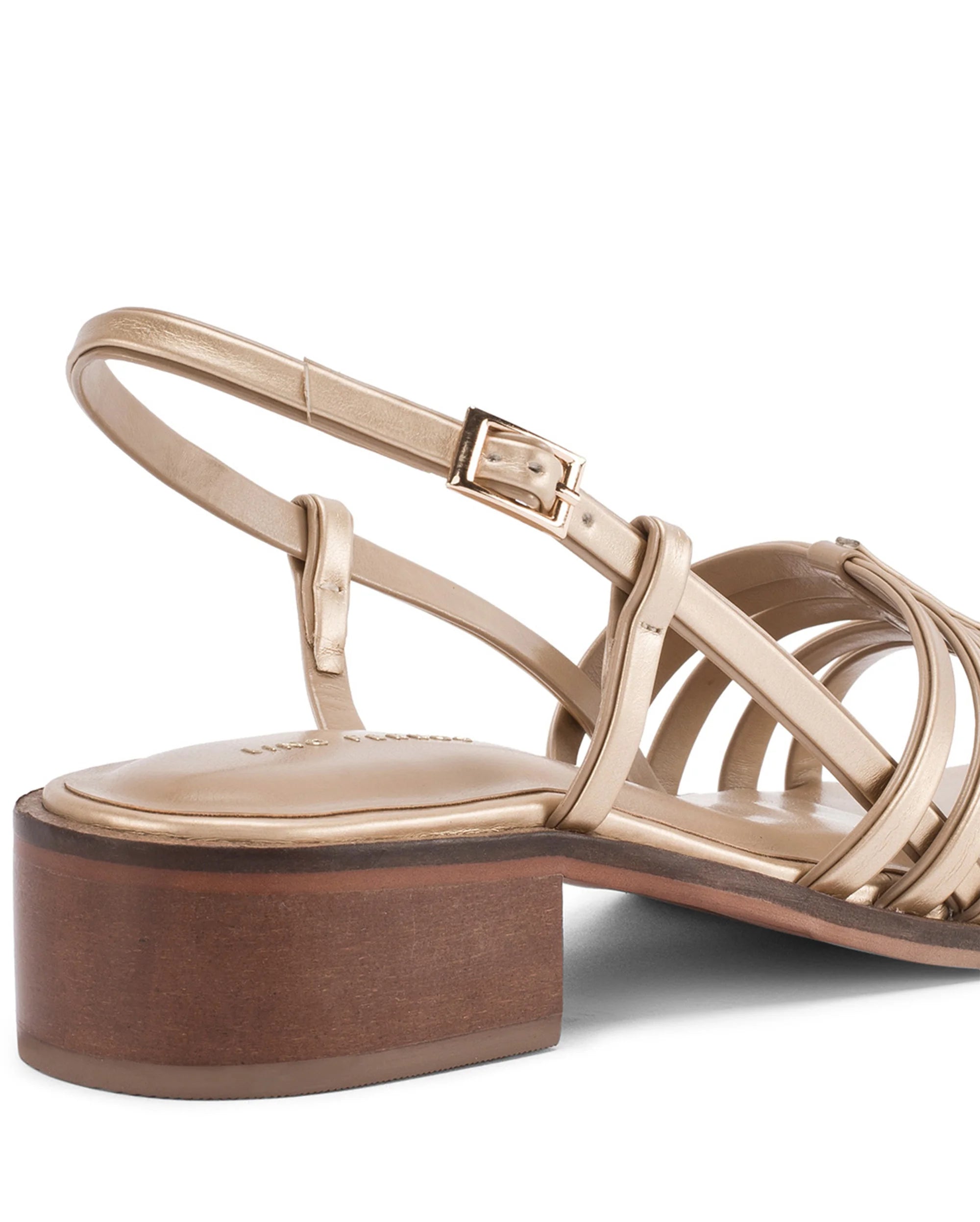 Gabbana Eva Gold Heels - Lino Perros
