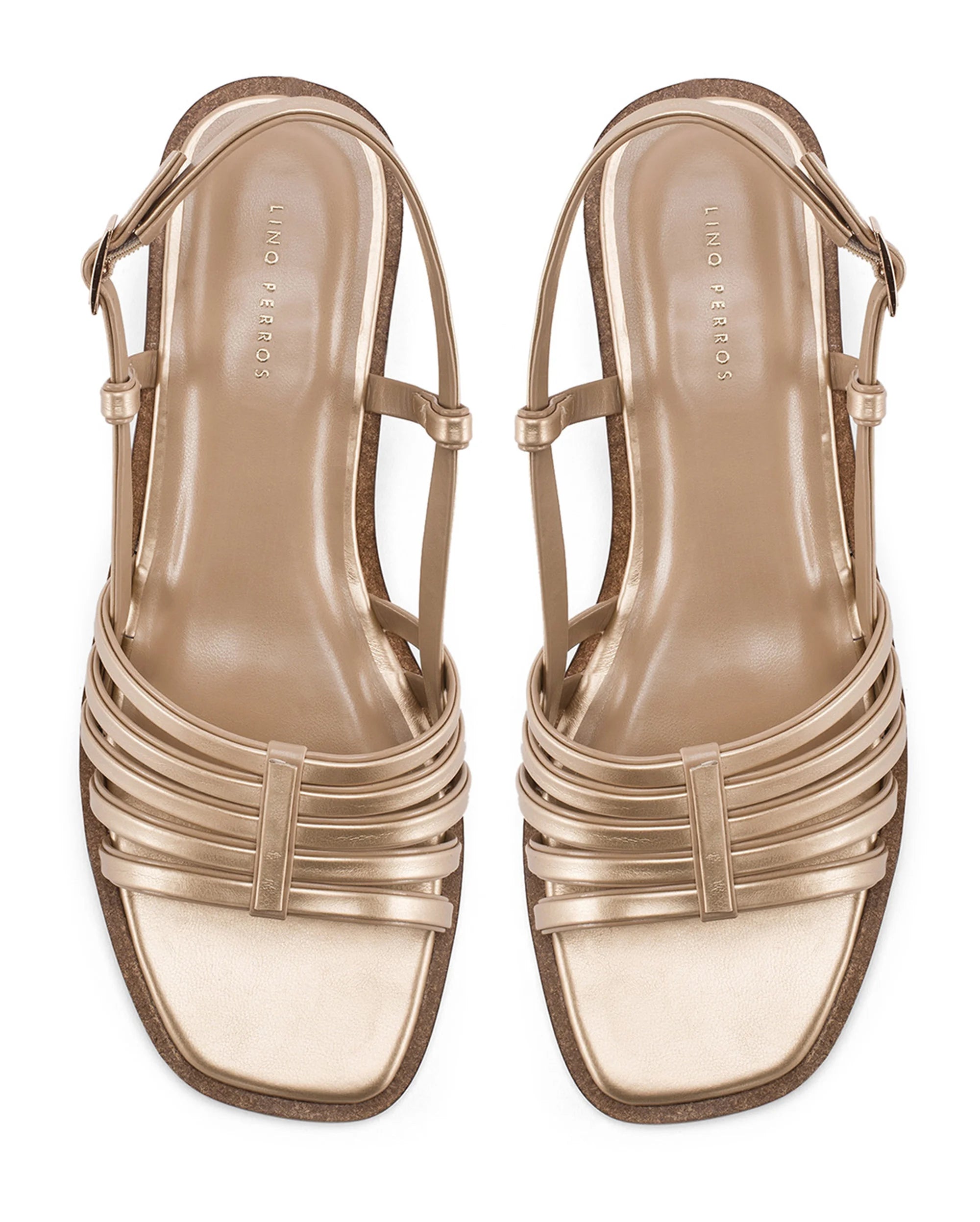 Gabbana Eva Gold Heels - Lino Perros