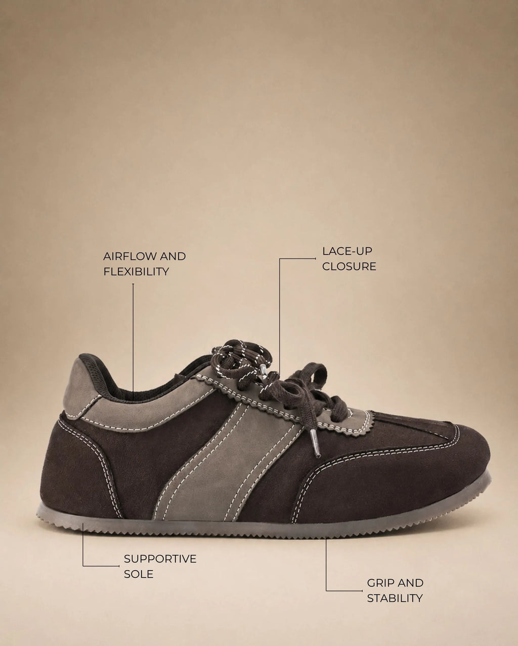 Stellar Nexus Motion Coffee Sneakers - Lino Perros
