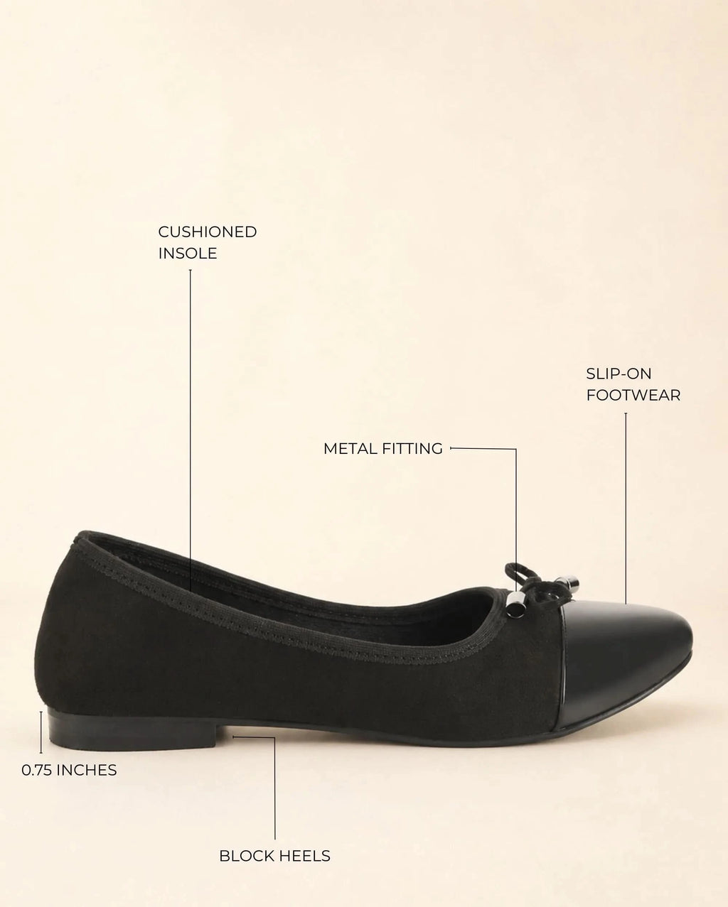 Hepburn Daisy Black Ballerina - Lino Perros