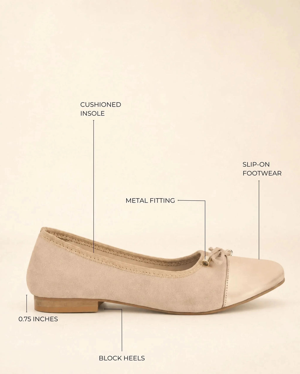 Hepburn Daisy Gold Ballerina - Lino Perros