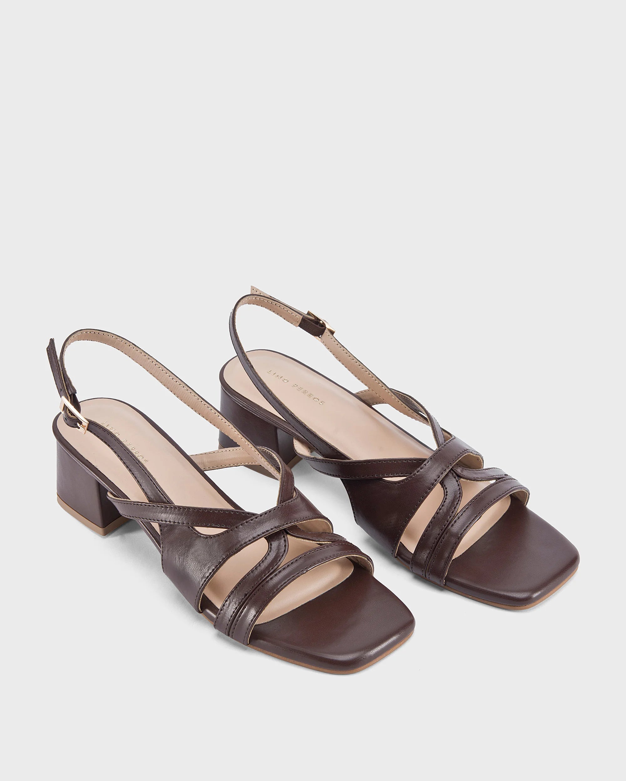 Gabbana Brown Muse Heels - Lino Perros