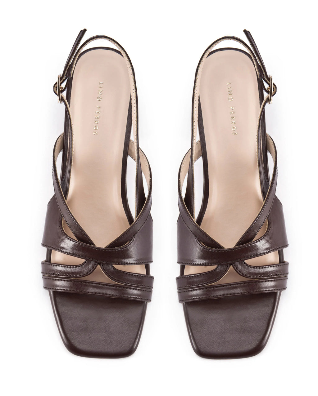 Gabbana Brown Muse Heels - Lino Perros