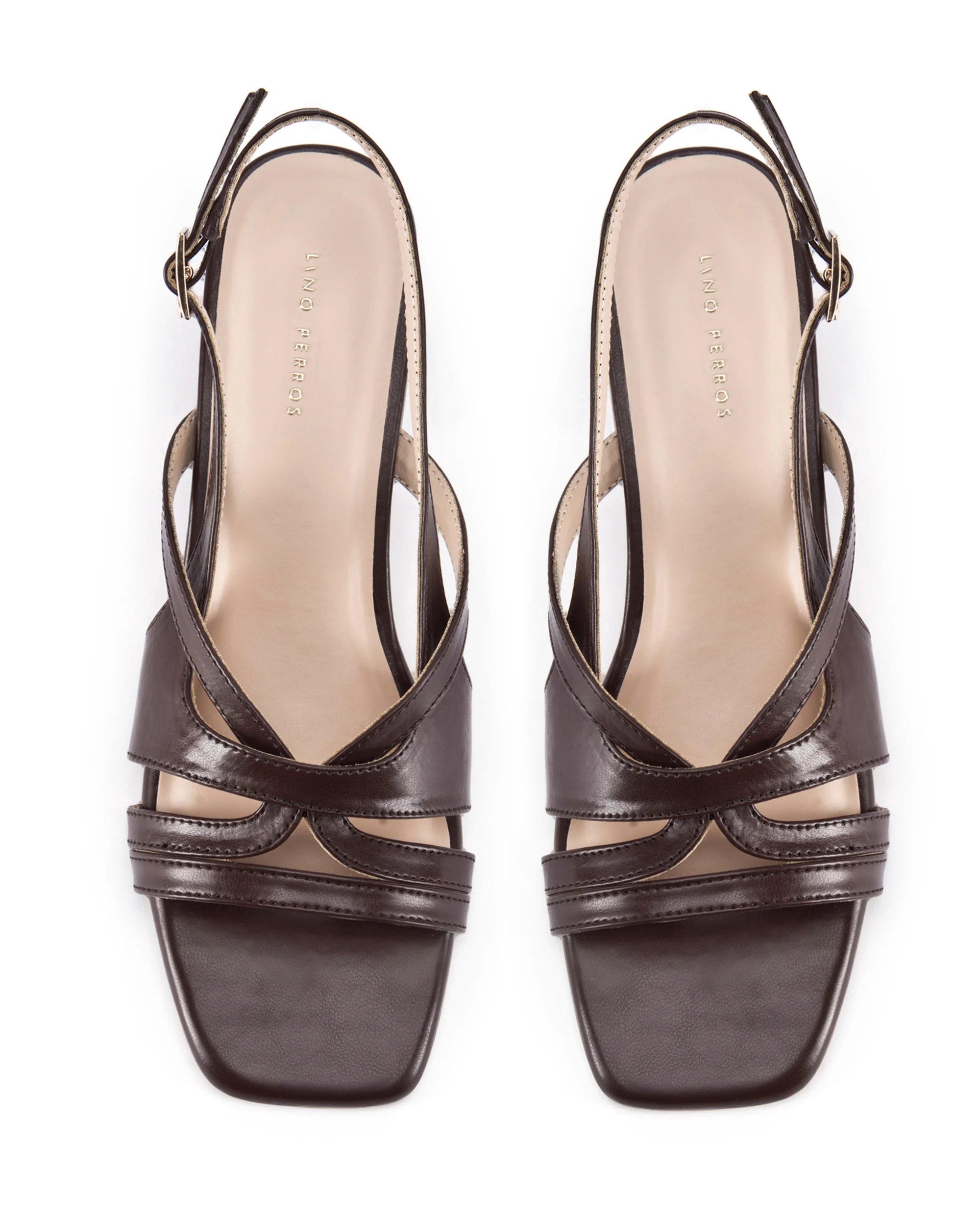 Gabbana Brown Muse Heels - Lino Perros