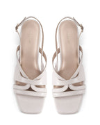 Gabbana Off-White Muse Heels - Lino Perros