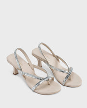 Victoria Beige Starlit Heels