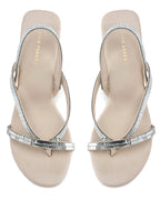 Victoria Beige Starlit Heels - Lino Perros