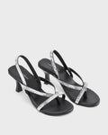 Victoria Black Starlit Heels - Lino Perros