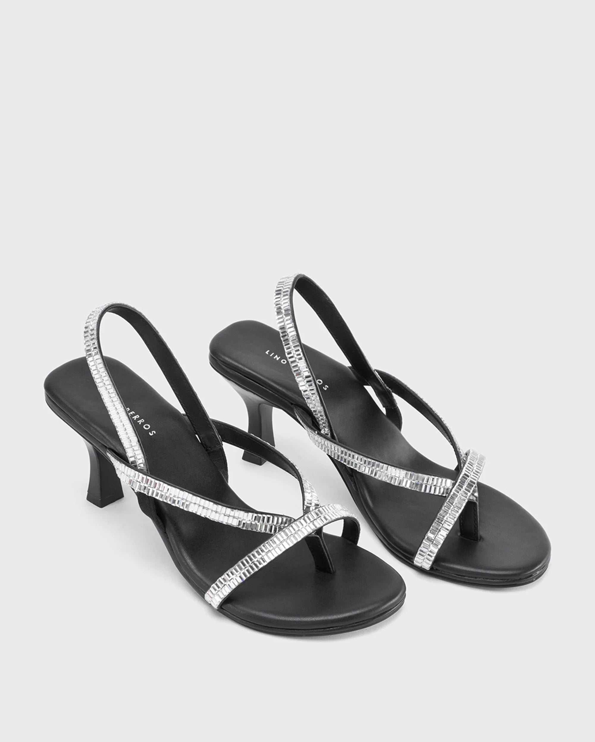 Victoria Black Starlit Heels - Lino Perros