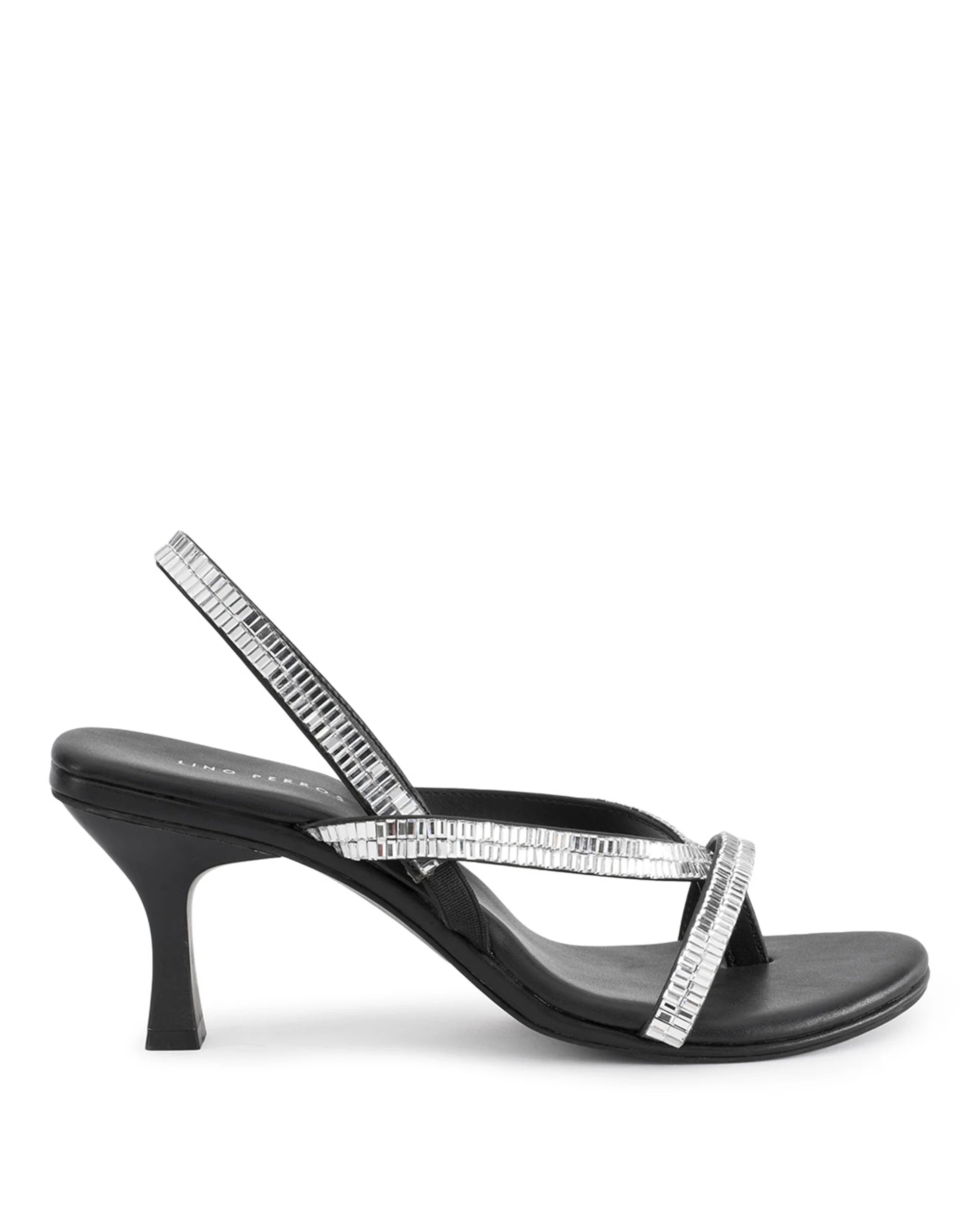 Victoria Black Starlit Heels - Lino Perros