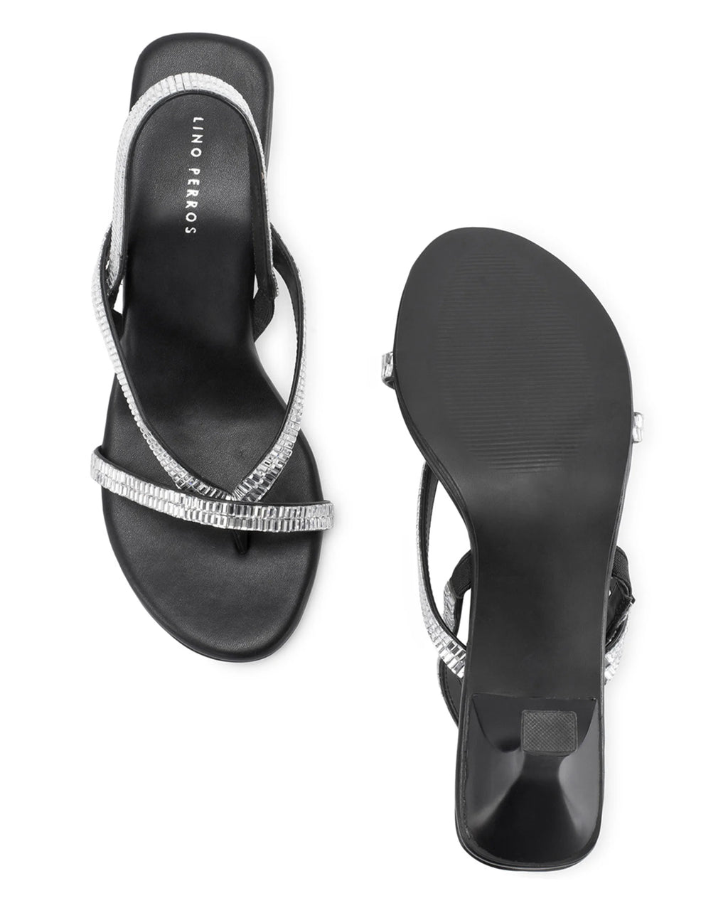 Victoria Black Starlit Heels - Lino Perros