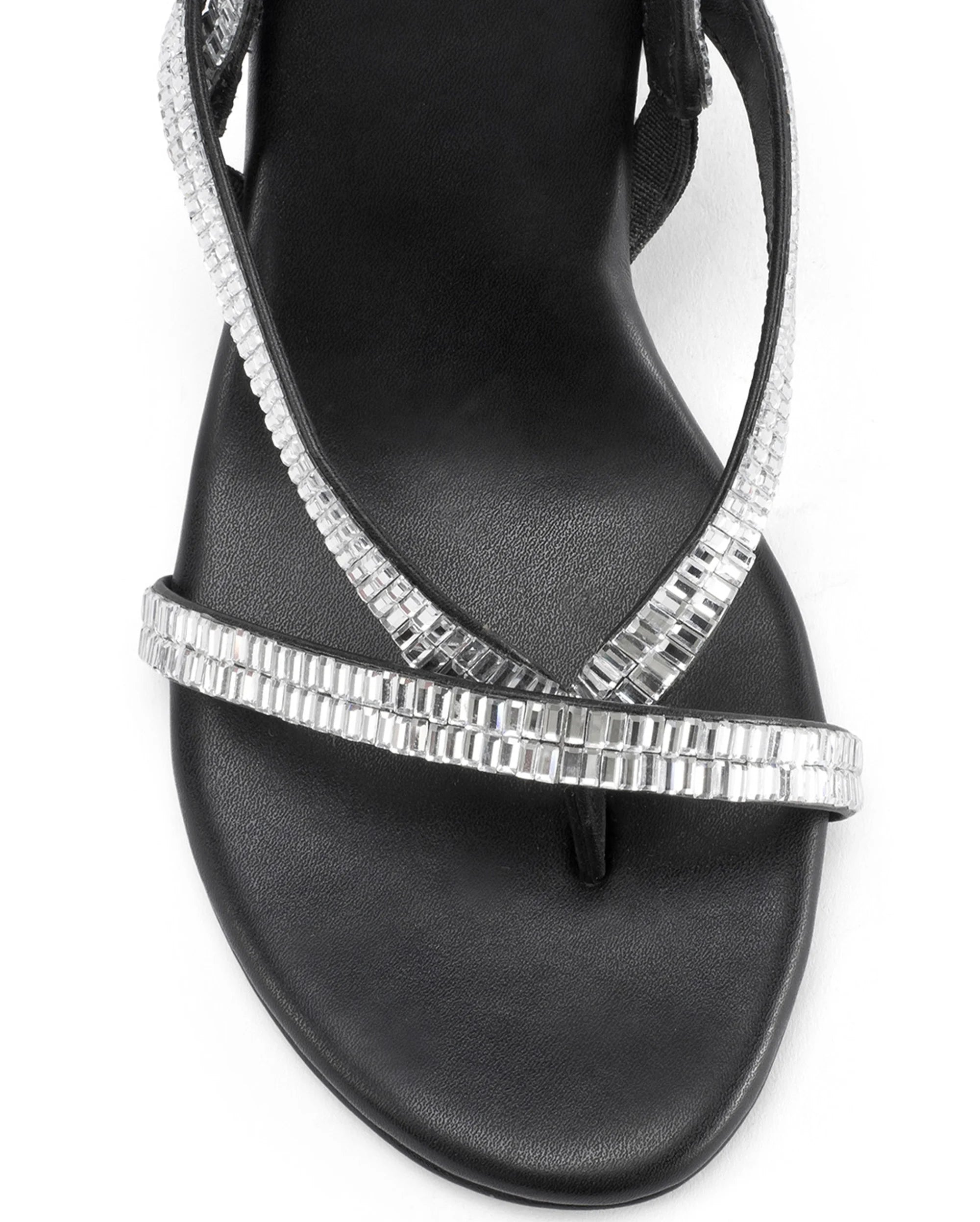 Victoria Black Starlit Heels - Lino Perros