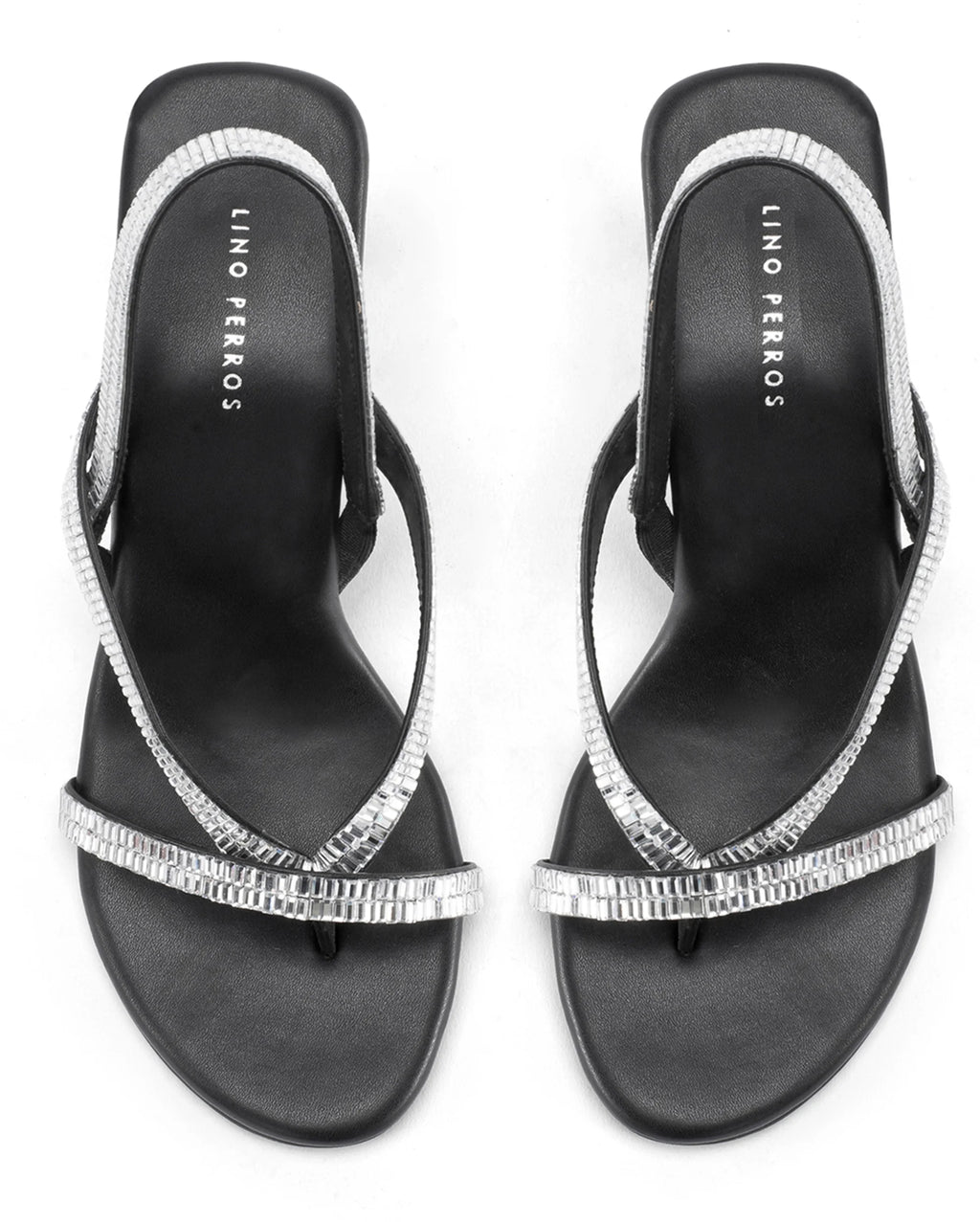 Victoria Black Starlit Heels - Lino Perros