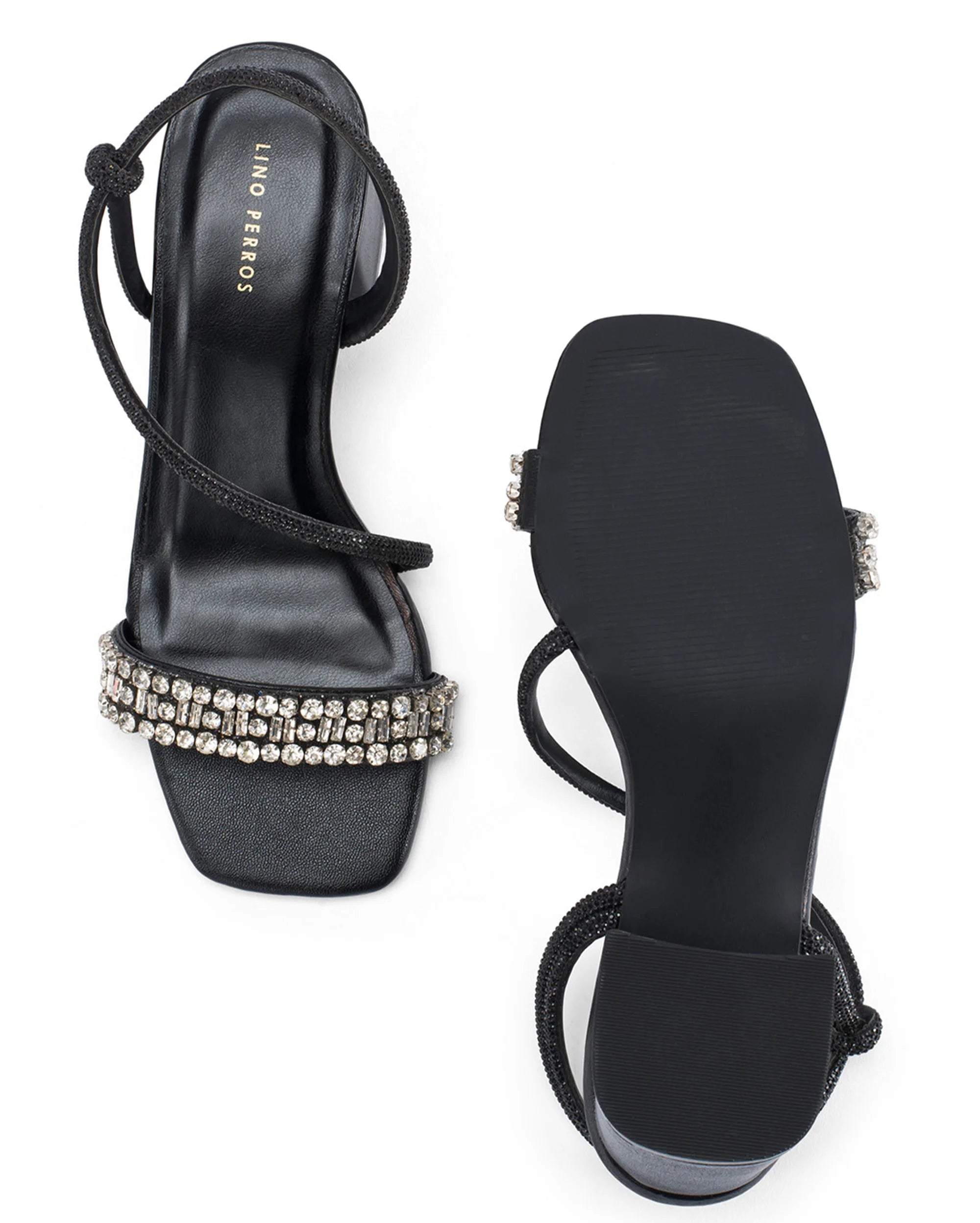 Victoria Black Diamond Heels - Lino Perros
