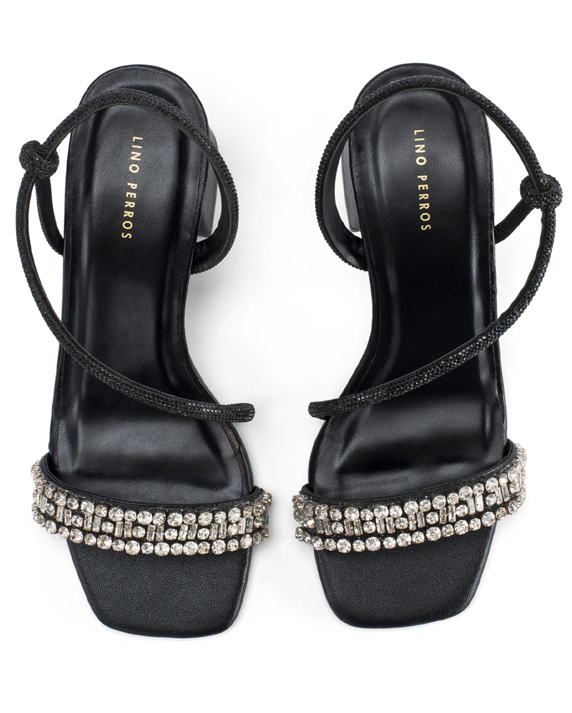 Victoria Black Diamond Heels - Lino Perros