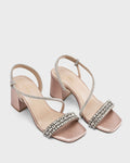 Victoria Rose Gold Diamond Heels  Lino Perros