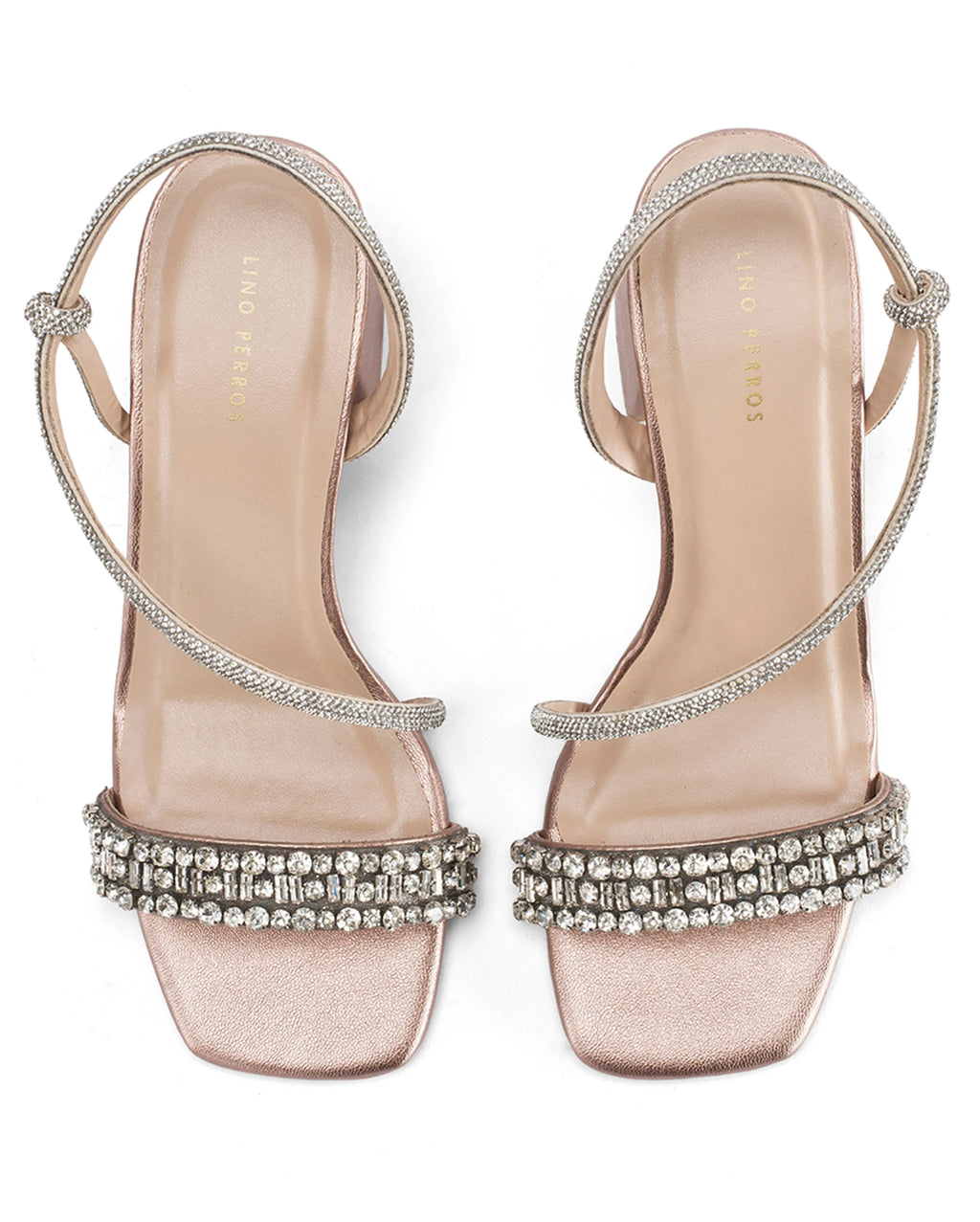 Victoria Rose Gold Diamond Heels  Lino Perros