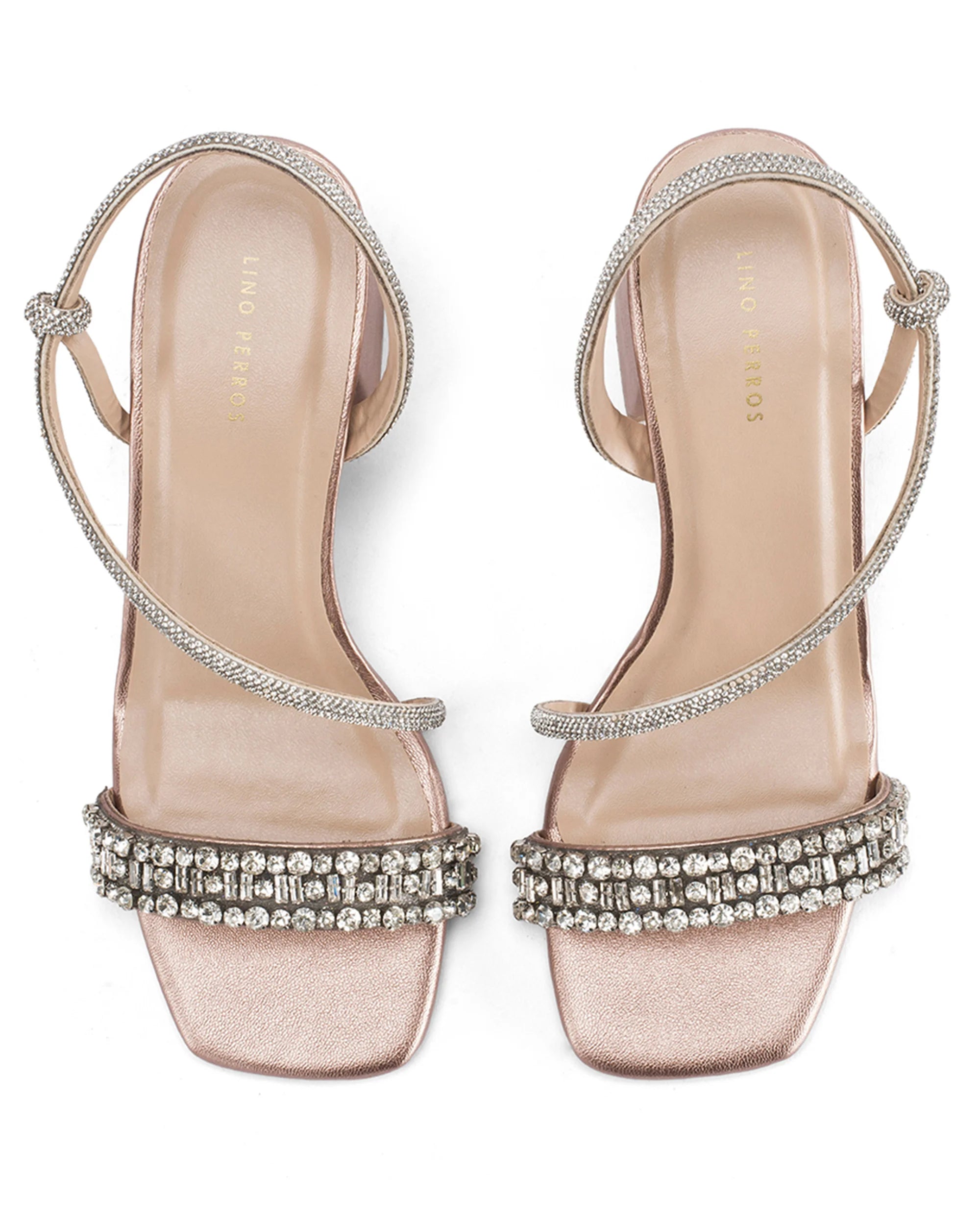 Victoria Rose Gold Diamond Heels  Lino Perros
