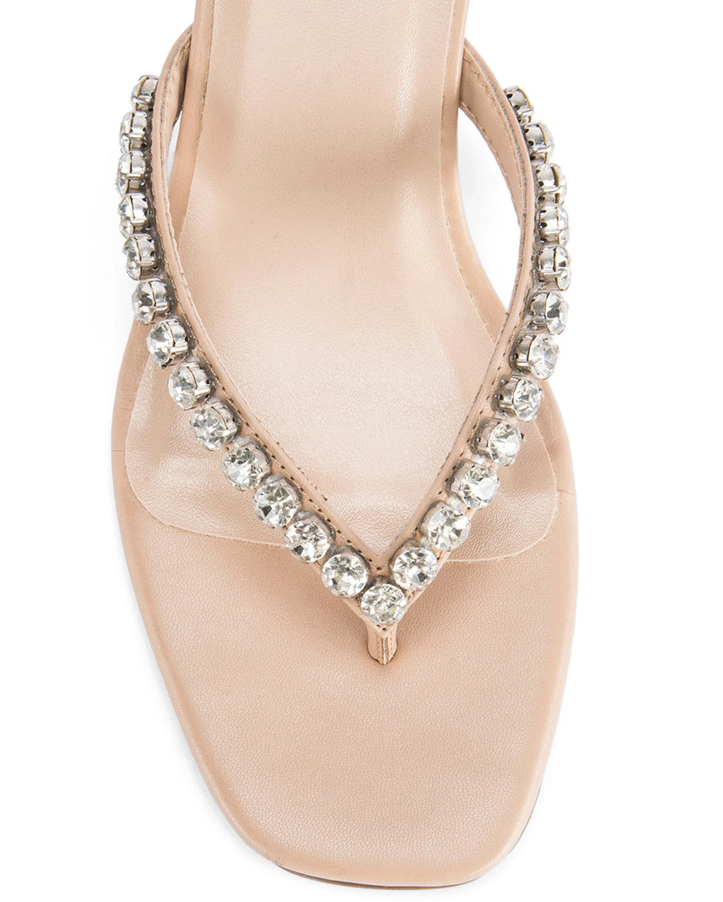 Mary Beige Sparkle Heels - Lino Perros