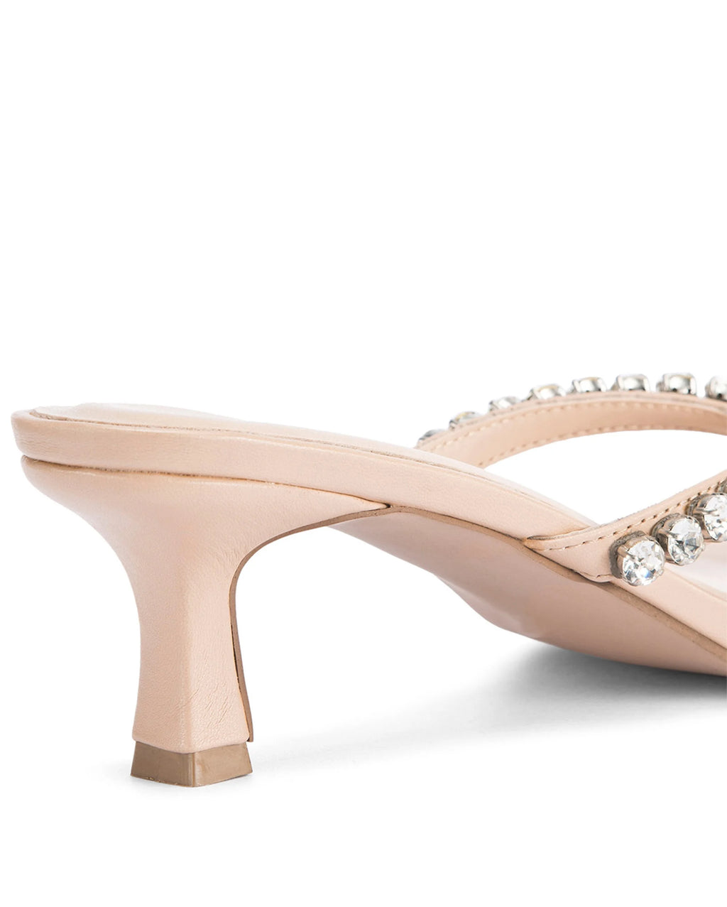Mary Beige Sparkle Heels - Lino Perros