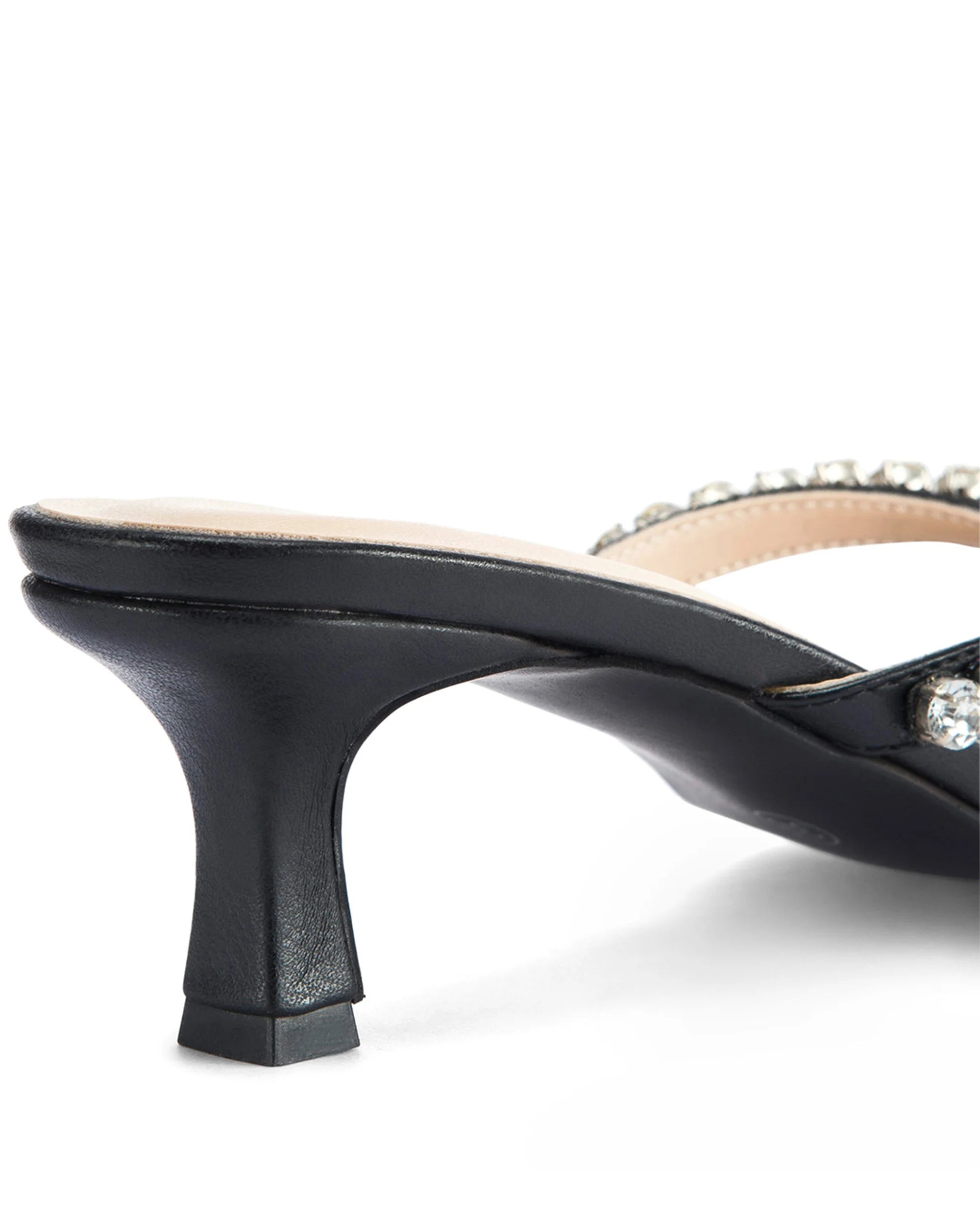 Mary Black Sparkle Heels - Lino Perros