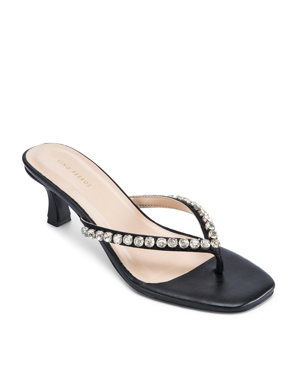 Mary Black Sparkle Heels - Lino Perros