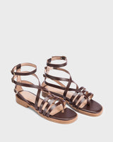 Mary Brown Gladiator Flats