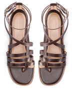 Mary Brown Gladiator Flats - Lino Perros