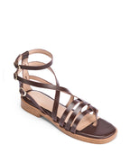 Mary Brown Gladiator Flats - Lino Perros