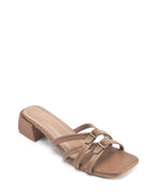 Gabbana Beige Siena Buckle Heels - Lino Perros