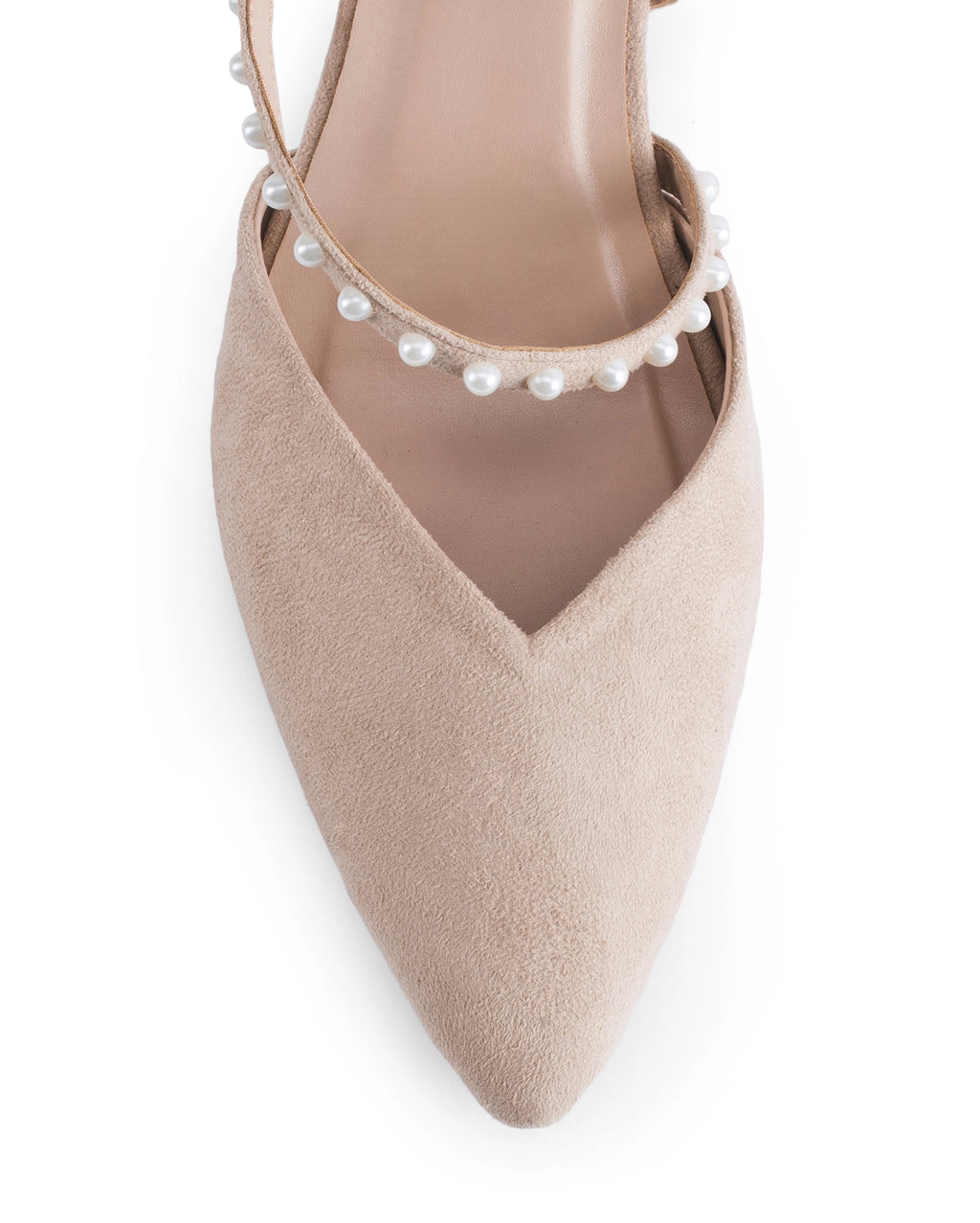 Victoria Bella Pearl Kitten Beige Heels