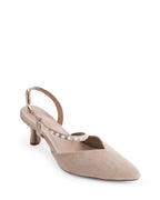 Victoria Bella Pearl Kitten Beige Heels