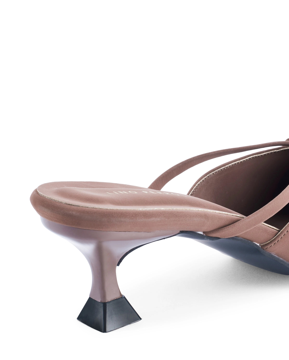 Hepburn Bow Bliss Brown Kitten Heels