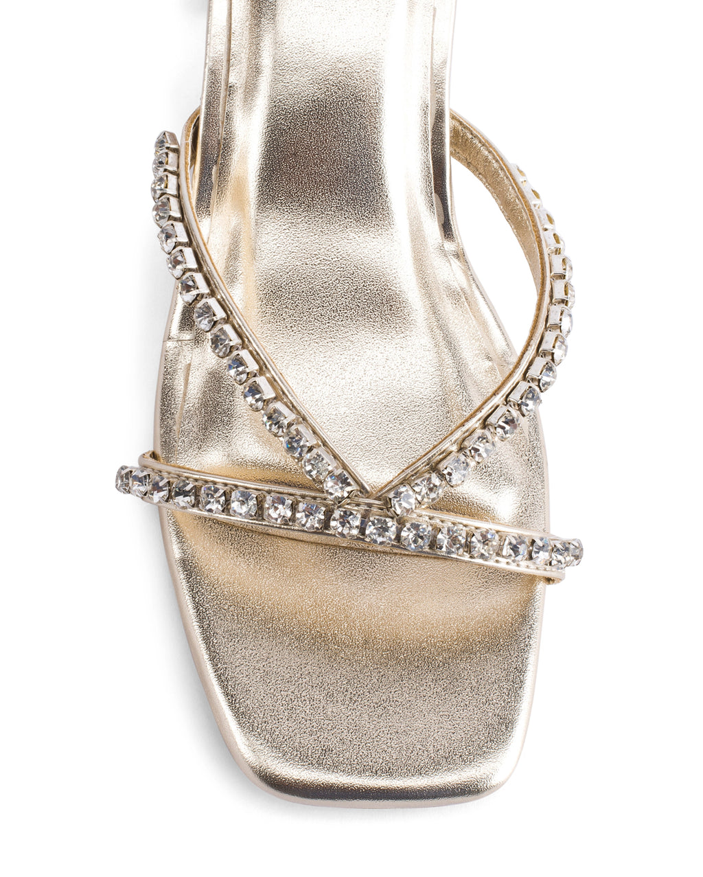 Victoria Radiance Gold Block Heels
