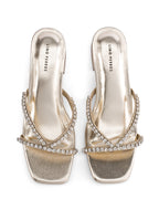 Victoria Radiance Gold Block Heels