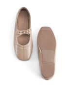 Gabbana  Bow Beige Ballerinas