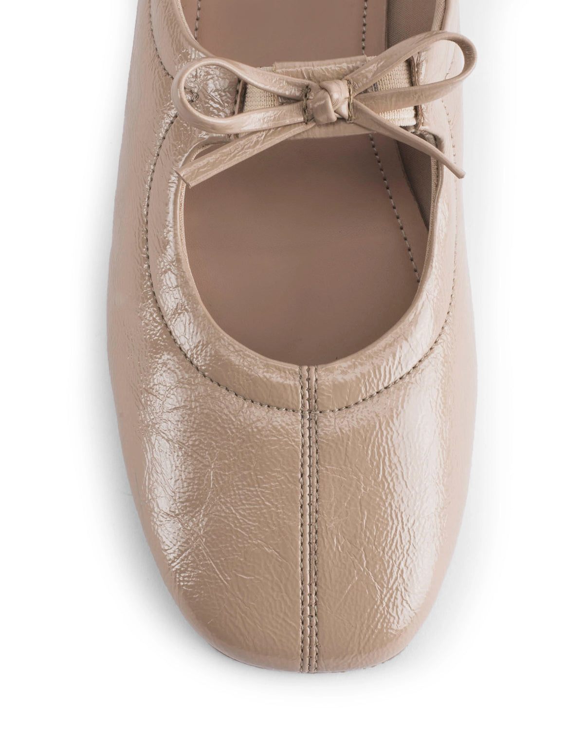Gabbana  Bow Beige Ballerinas